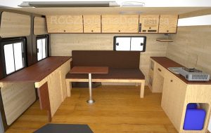 Cama deslizante camper largo