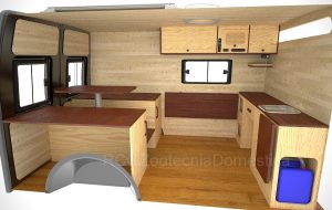 Camper cama convertible