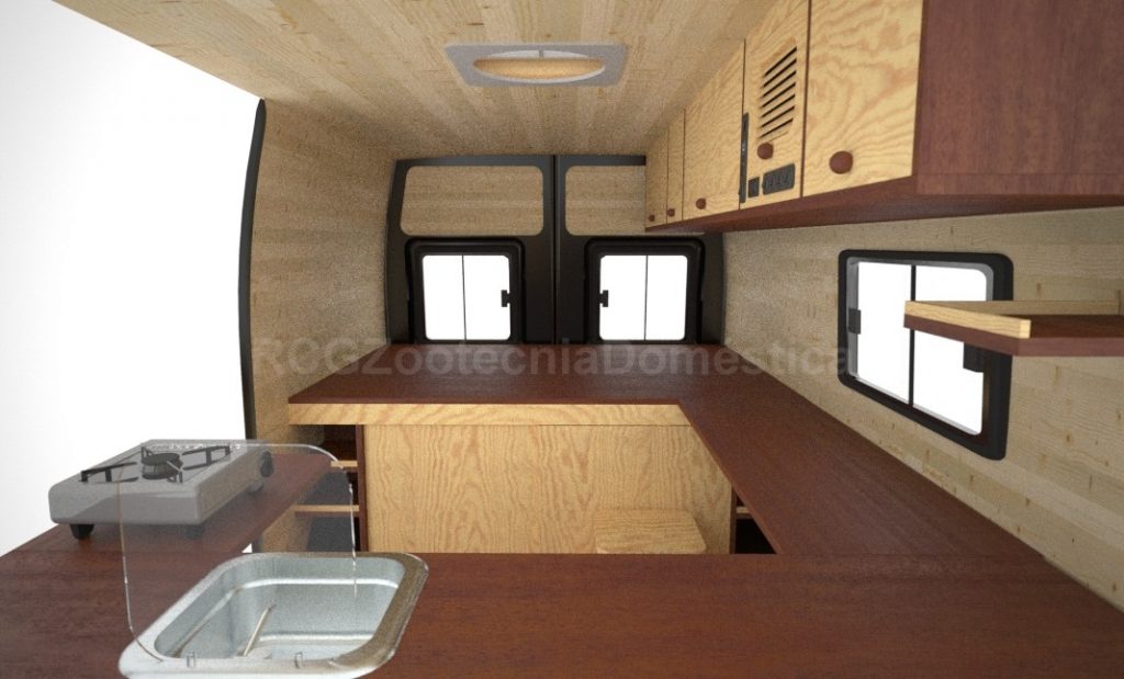Comedor camper para dos