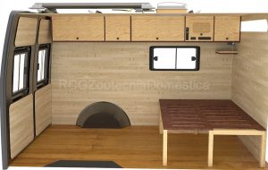 Cama rinconera extensible camper