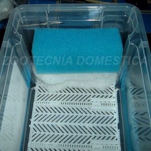 "Wet-dry" con cajas plásticas