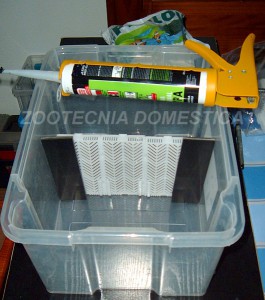 Sump con cajas plásticas
